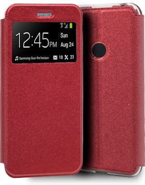 Cool Funda Flip Cover Xiaomi Redmi Note 8 Liso Rojo
