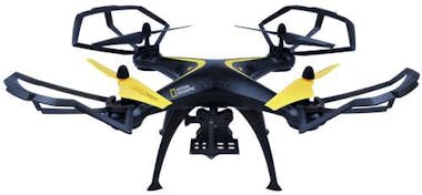 Dron National Geographic explorer cam con soporte para deportiva action color negro