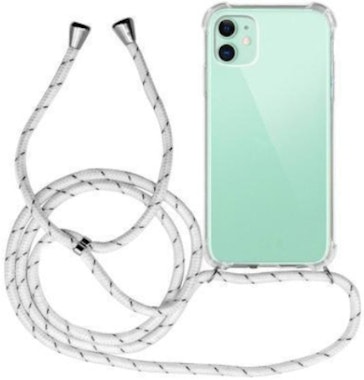 Compra Otros Funda Móvil Colgante para iPhone 11 Cuerda Blanca y Gris