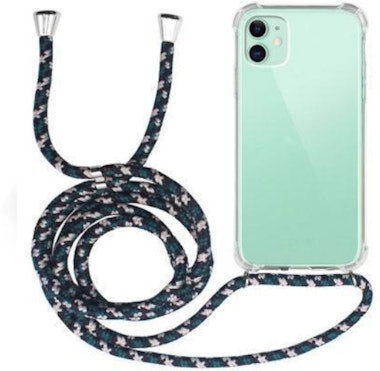 Compra Otros Funda Móvil Colgante para iPhone 11 Cuerda Verde y Negro