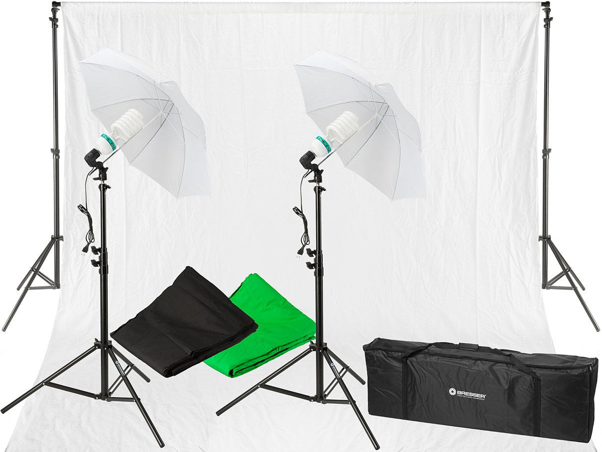 Bresser Set de Iluminacion de Luz diurna y de Fondos de Es