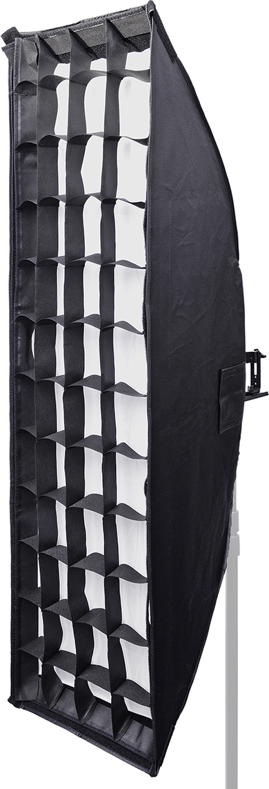 Bresser Softbox High Grade 30x120cm con rejilla panal de a