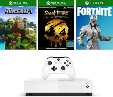 Espolvorear Privilegiado hueco Compra Microsoft Xbox One S + Minecraft + Sea of Thieves + Fortnite Battle  Royale Blanco 1000 GB Wifi | Phone House