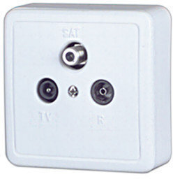 Electro DH Base antena superficie TV-FM-SAT Blindada. Con pas