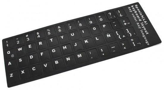 OEM PEGATINA PARA CONVERTIR TECLADO EN IDIOMA ESPAÑOL