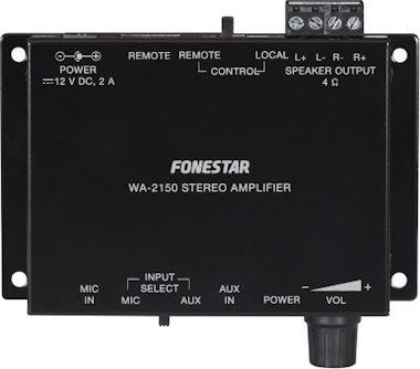 Fonestar Amplificador estéreo Hi-Fi compacto WA-2150 para e
