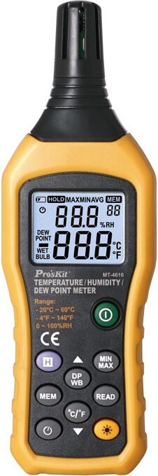 Proskit Medidor Temperatura Humedad y Rocio MUL4616