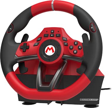 Hori Volante Mario kart pro deluxe nintendo switchpc para racing wheel licencia oficial pc pedales usb rojo nsw228u mando y