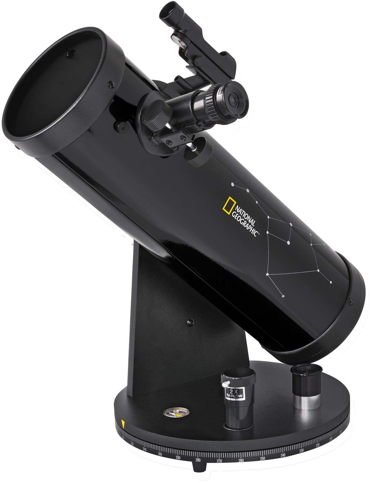 National Geographic BR-9065000 telescopes 167x Negro