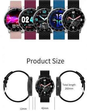 Generica Smartwatch 1,3 pulgadas Full Touch - Negro