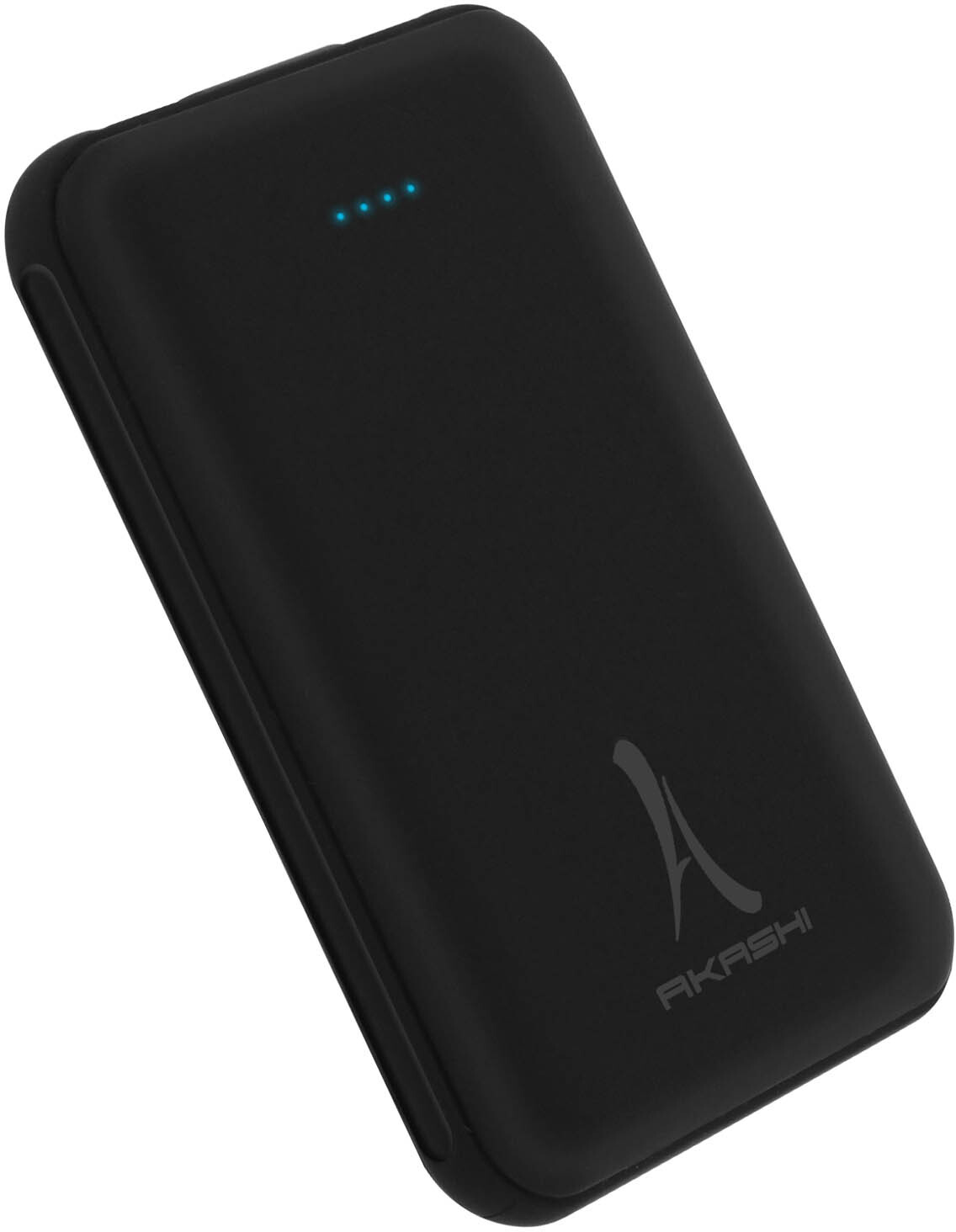 Akashi Powerbank Akshi 5000 mAh Carga rápida 2.1A 2xUSB - Negro