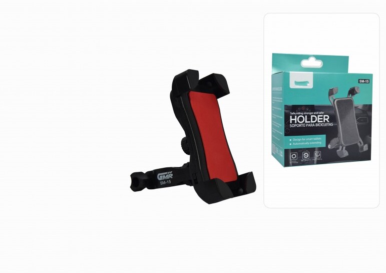 Soporte Para Smartphone en bicicletas lks ajustable 360º regulable giro la barra del manillar negro generica