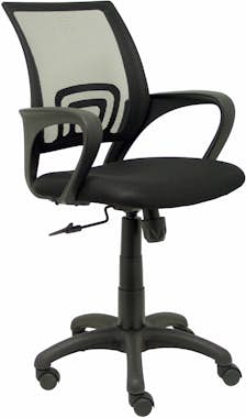 Silla De Oficina piqueras y crespo modelo 312 tejido aran negro escritorio operativa pyc vianos brazos fijos