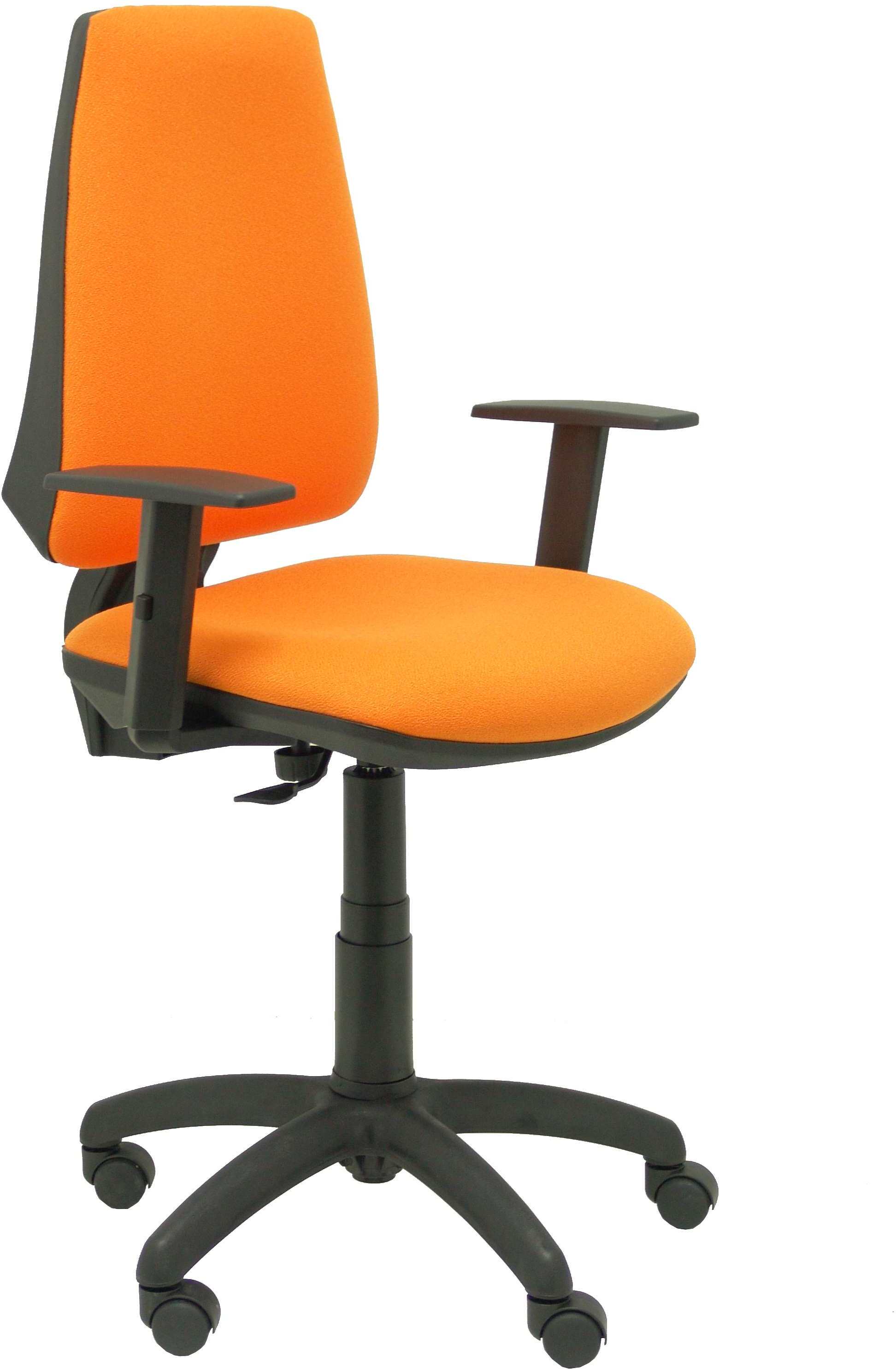 Piqueras y Crespo Silla Elche CP bali naranja brazos regulables