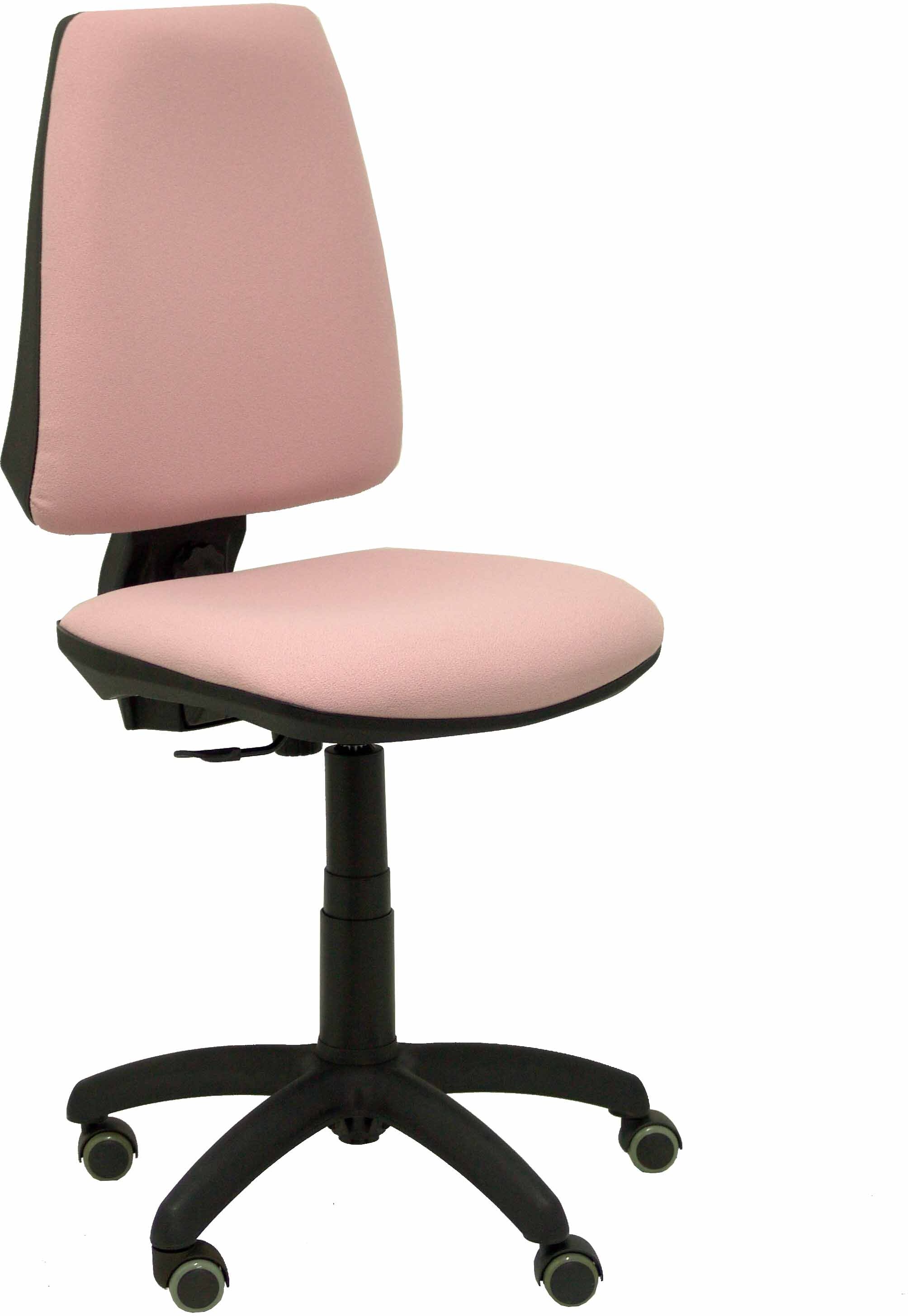 Piqueras y Crespo Silla Elche CP bali rosa pálido ruedas de parquet