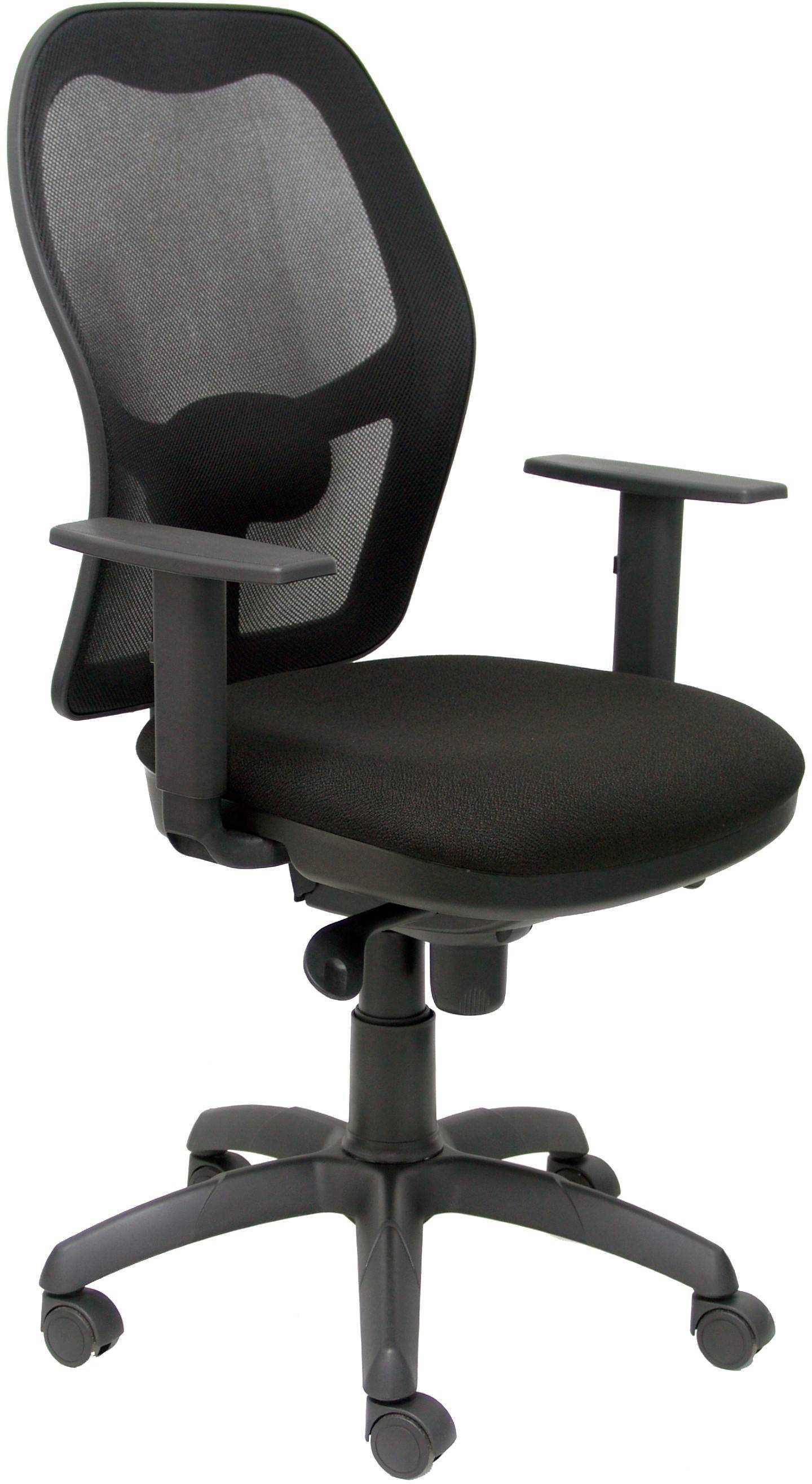 Piqueras y Crespo Silla Jorquera malla negra asiento bali negro