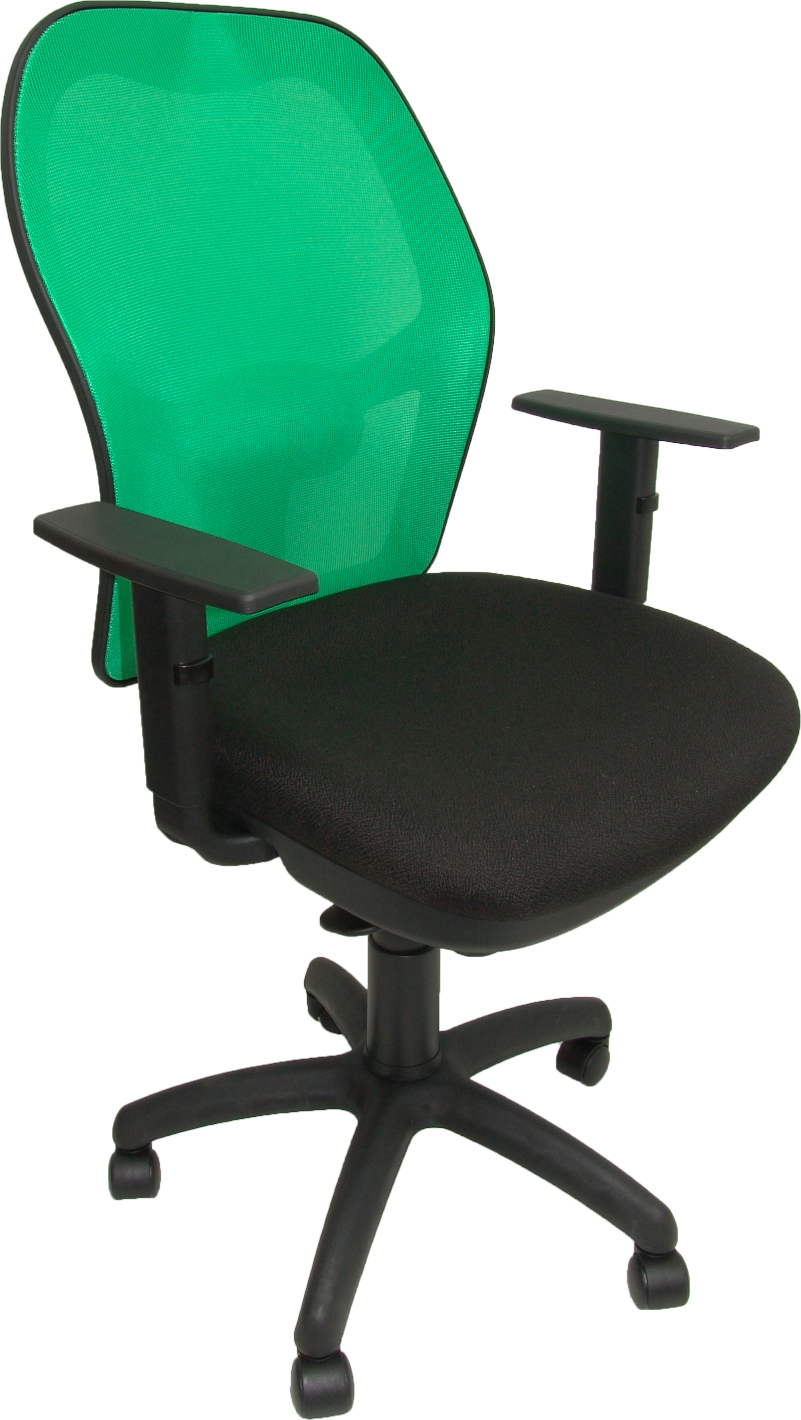 Piqueras y Crespo Silla Jorquera malla verde asiento bali negro