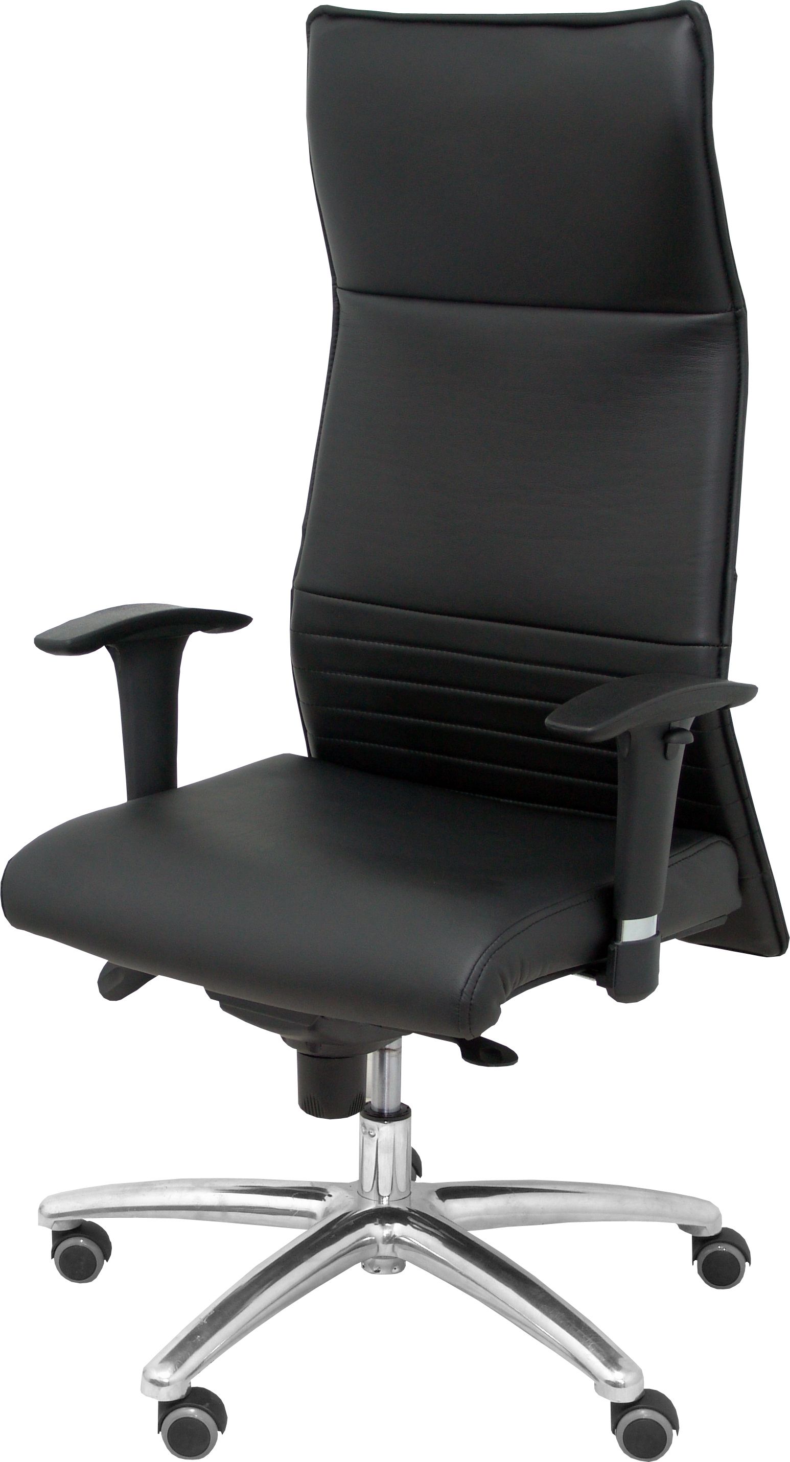 Piqueras y Crespo Sillón Albacete XL piel negro hasta 160kg