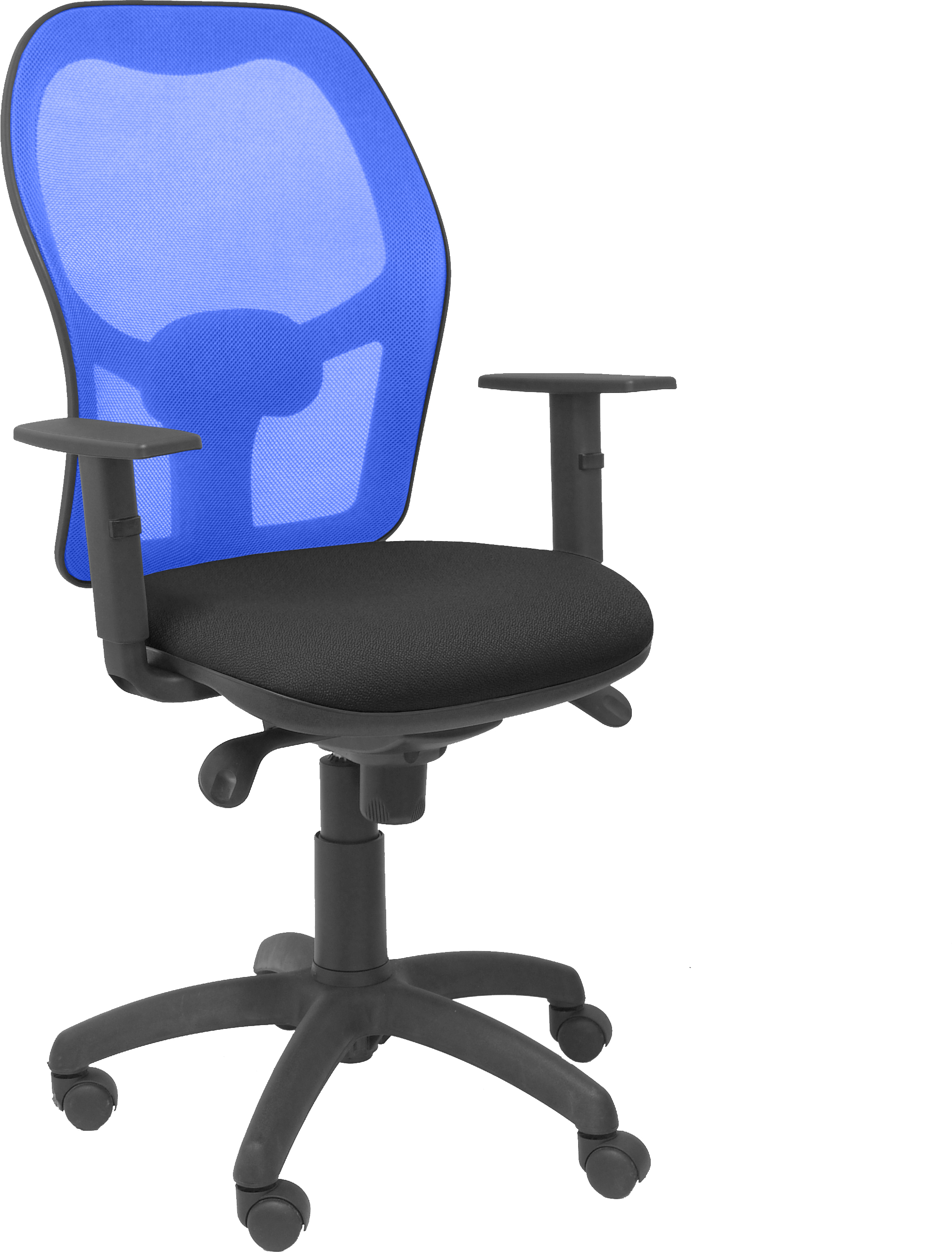 Silla De Escritorio operativa pyc jorquera negro brazos ajustables malla oficina piqueras y crespo modelo tejido bali 1 15sabali840 azul
