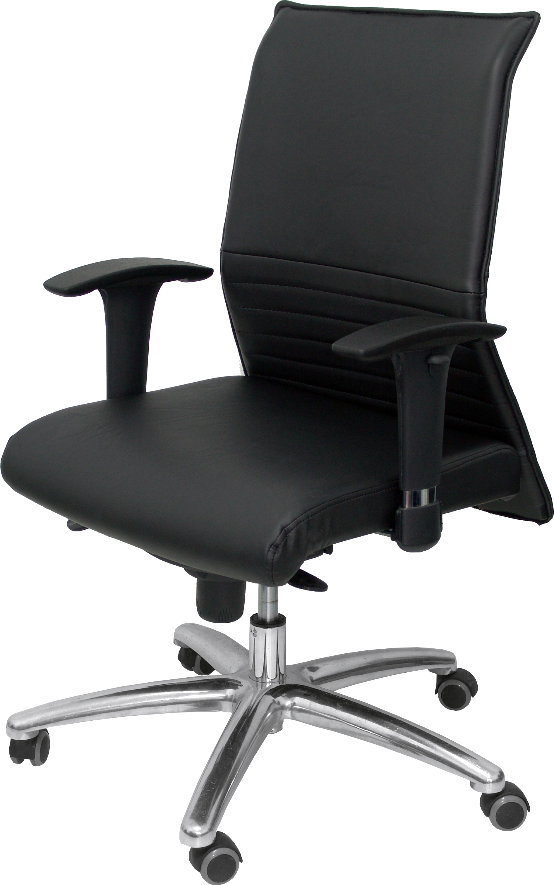 Piqueras y Crespo Sillón Albacete confidente similpiel negro hasta 1