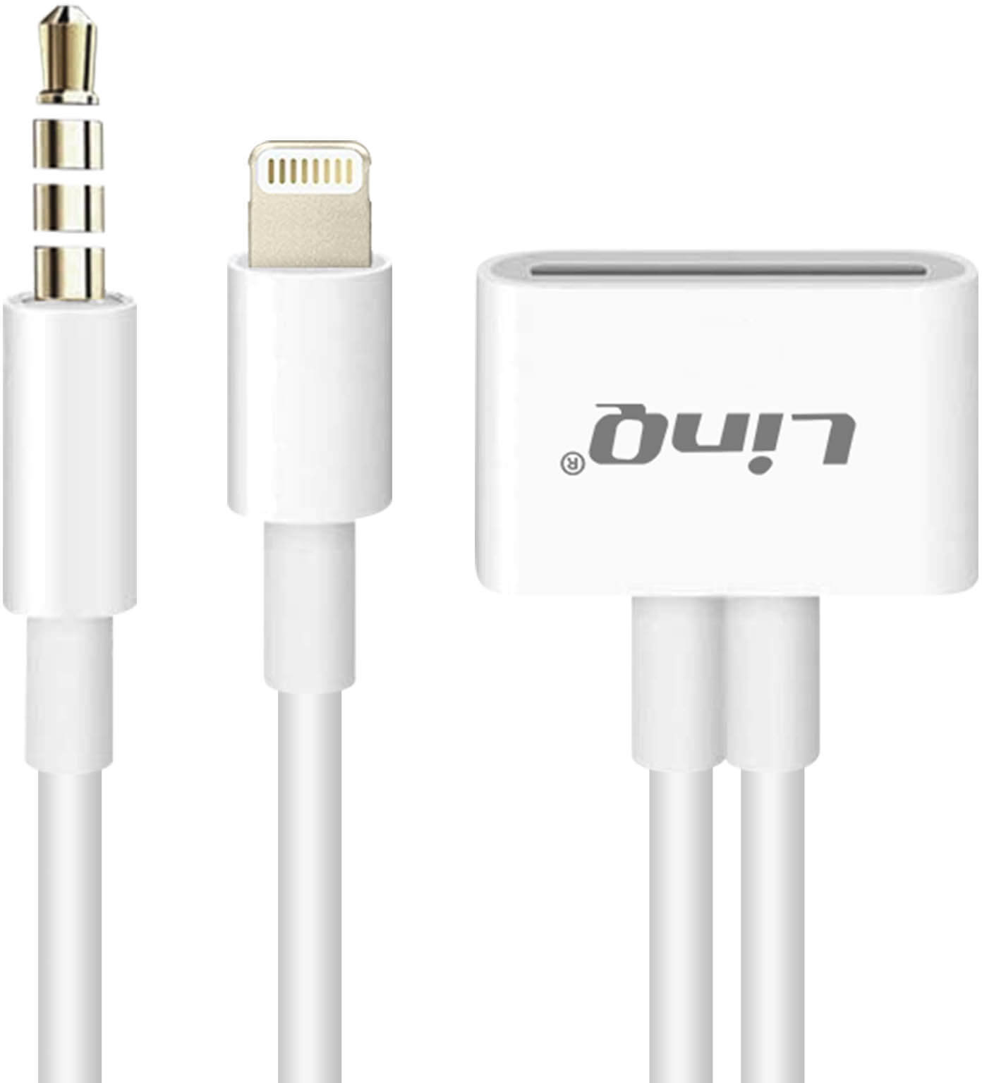 LinQ Adaptador 30 PIN a Lightning + Jack 3.5mm Audio y