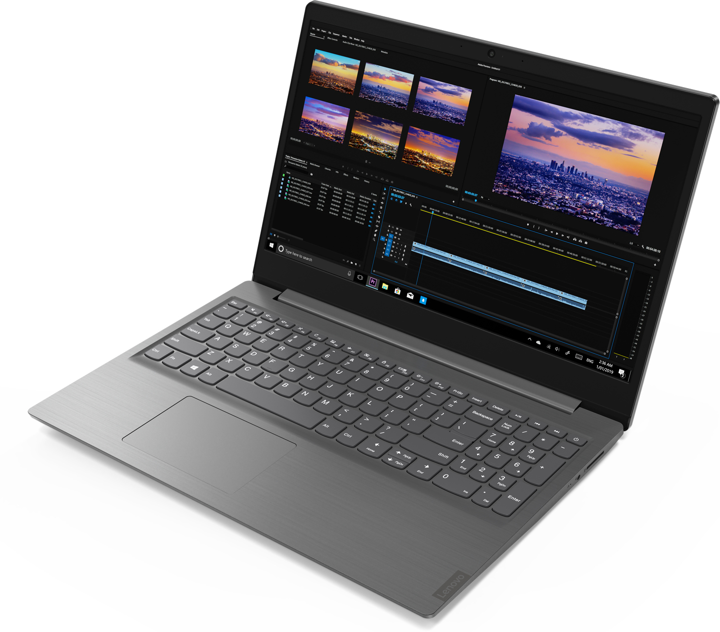 Lenovo V V15 Portátil Gris 39,6 cm (15.6) 1366 x 768 Pixeles AMD Athlon 8 GB DDR4-SDRAM 256 GB SSD Wi-Fi 5 (802.11ac) Windows 10 Home