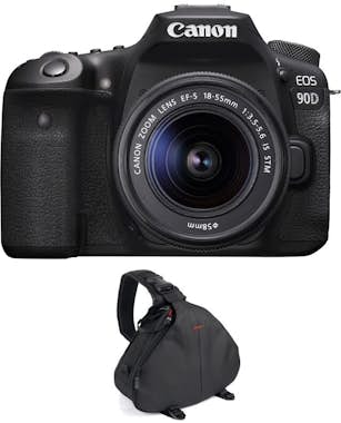 Canon EOS 90D + 18-55mm F/3.5-5.6 EF-S IS STM + Bolsa |