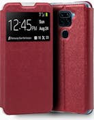 Cool Funda Flip Cover Xiaomi Redmi Note 9 Liso Rojo