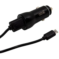 Cargador Coche Cable MicroUsb (2 x Usb) COOL 2.4A Kit 2-en-1