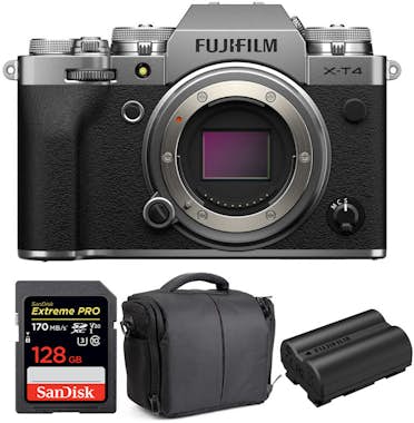 FujiFilm Fujifilm X-T4 Cuerpo Silver + SanDisk 128GB UHS-I