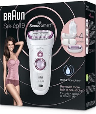 Braun Braun Silk-épil 9 SensoSmart 9/700 Violeta, Blanco