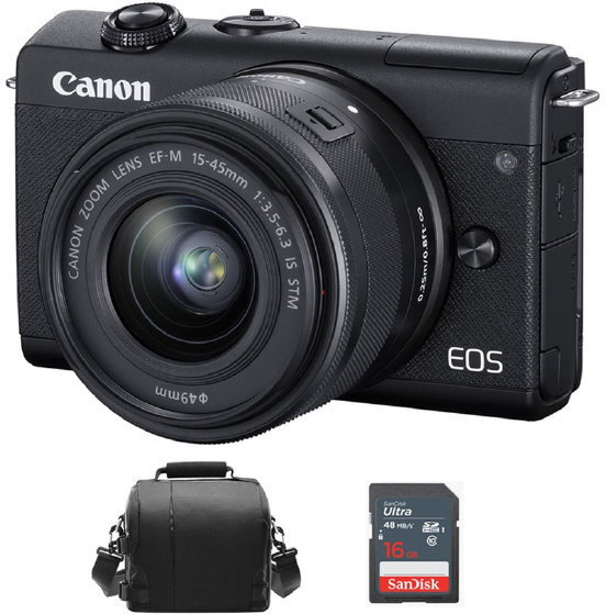 Canon CANON EOS M200 Negro KIT EF-M 15-45mm F3.5-6.3 IS