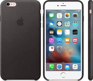 superficie Centro de niños Mucama Compra Apple Funda Leather Case para el iPhone 6s Plus - Negro | Phone House