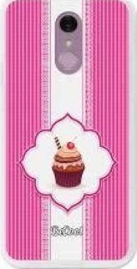 BeCool BeCool Funda Gel LG Q7 Cupcake Rosa