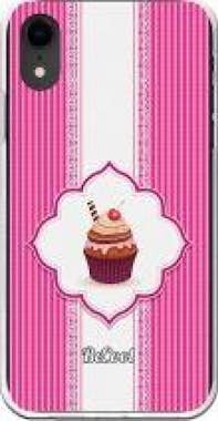 BeCool Funda Silicona iPhone XR - BeCool  Cupcake Rosa