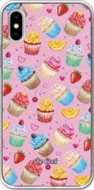 BeCool Funda Silicona iPhone XS - BeCool  Cupcakes y frut