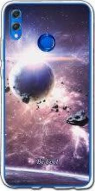 BeCool Funda silicona Honor 8X - Becool Asteroides