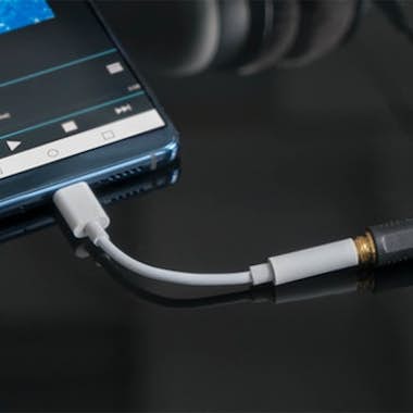 4smarts Adaptador Audio USB-C a Jack 3,5 mm 4Smarts Blanco