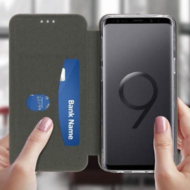 Avizar Funda libro billetera ultrafina para Samsung Galax