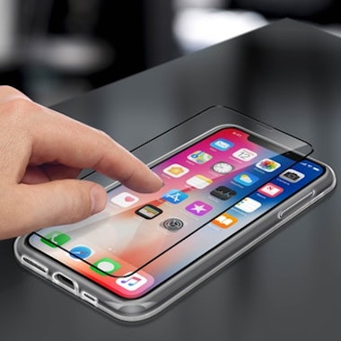 Avizar Protector Cristal Templado Transparente para Apple iPhone