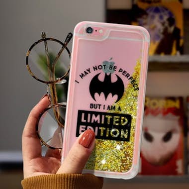 Avizar Carcasa Apple iPhone 6 / 6S Batgirl con purpurinas