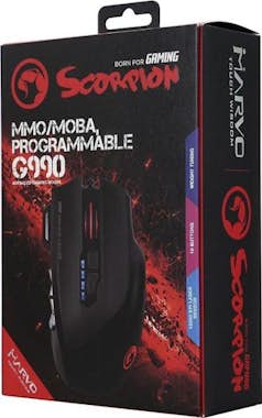 Scorpion Raton Gaming Led RGB - 18 Botones macro y pesas (M
