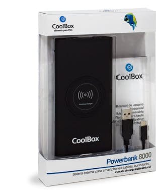 Coolbox CoolBox COO-PB08KW-BK batería externa Negro Políme