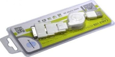 Kloner Kloner 0.8m USB-Micro USB/Apple 30-p/Lightning M/M