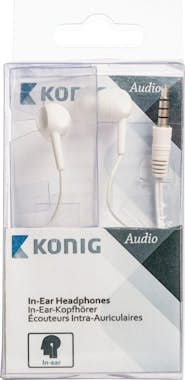 König König CSHSIER200WH auriculares para móvil Binaural
