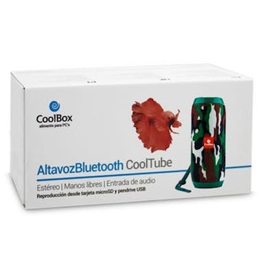 Coolbox CoolBox CoolTube 10 W Altavoz portátil estéreo Cam