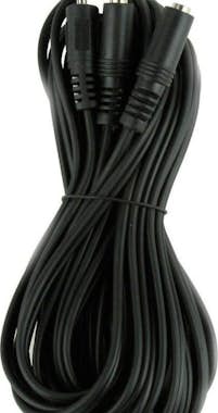 iggual iggual IGG312834 5m 3.5mm 2 x 3.5mm Negro cable de