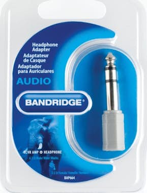 Bandridge Bandridge BAP664 adaptador de cable 6.3mm M 3.5mm