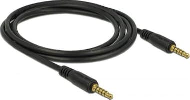 Delock DeLOCK 85697 cable de audio 2 m 3,5mm Negro