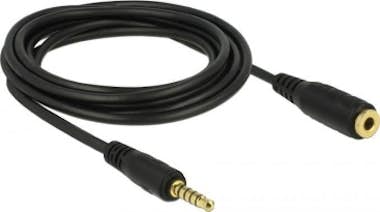Delock DeLOCK 85703 cable de audio 3 m 3,5mm Negro